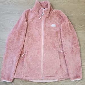 The North Face Osito 2 Sweater Jacket Womens M Full Zip Sherpa Fleece Super Soft